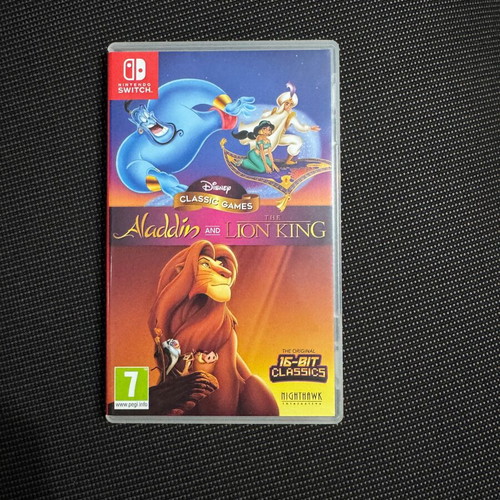 Aladdin and Lion King Nintendo Switch like new