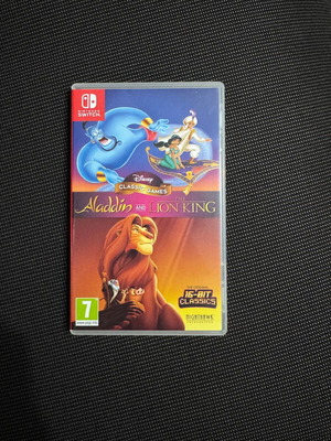 Aladdin and Lion King Nintendo Switch like new