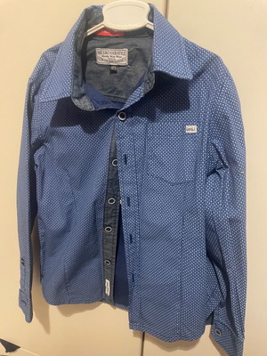 Gang shirt used, blue, size 116 cm for 5 years old