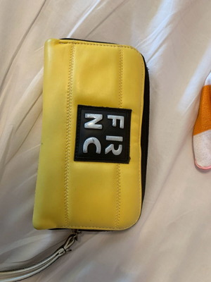 Leather branded wallets used