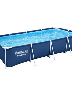 Πισίνα Bestway Steel Pro ορθογώνια 400x211x81εκ