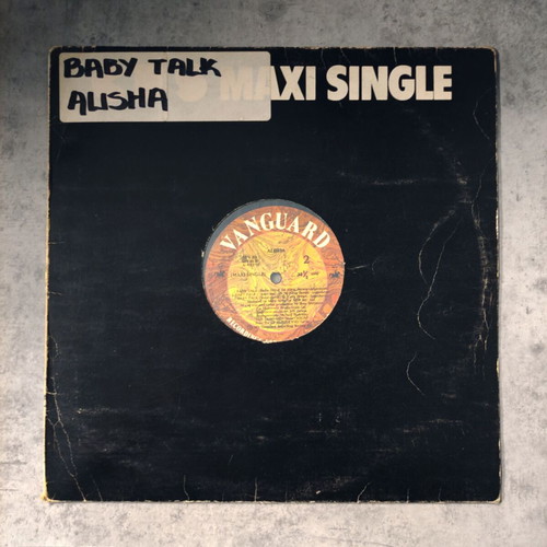 Alisha Baby Talk 12" Vinyl Maxi Single used, electronic 1985 Greece