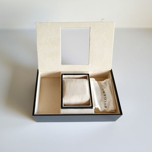 Bvlgari wooden lacquered luxury watch storage box new