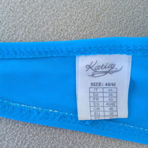 Katia women's swimsuit like new, blue, size XXL