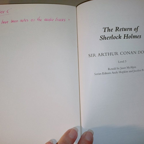 The Return of Sherlock Holmes Pearson English Graded Readers like new