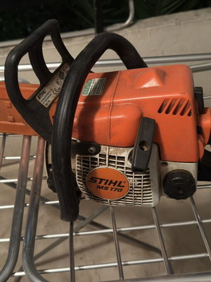 Stihl MS 170 chainsaw used, fully functional