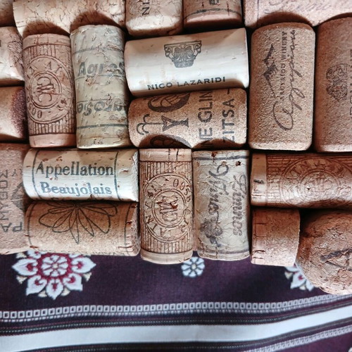 Handmade cork board like new