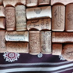 Handmade cork board like new