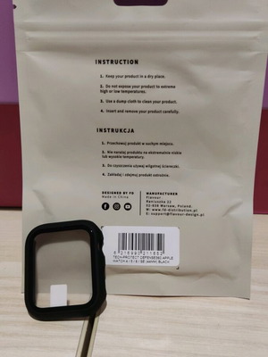 Θήκη Tech Protect για Apple Watch 4/5/6/SE 44mm μαύρη ολοκαίνουργια