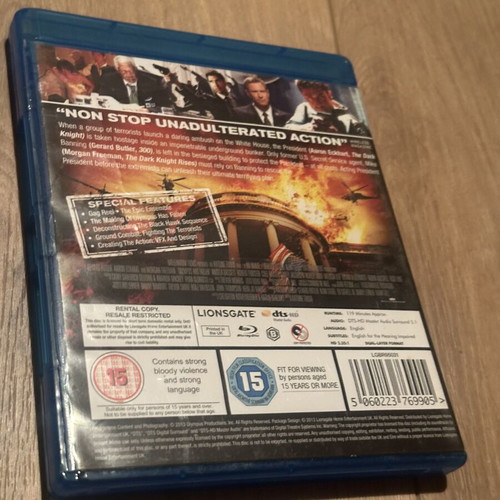 Olympus Has Fallen Blu-Ray used, English subtitles