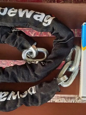 1/2" inch safety chain lock with padlock Inviolable