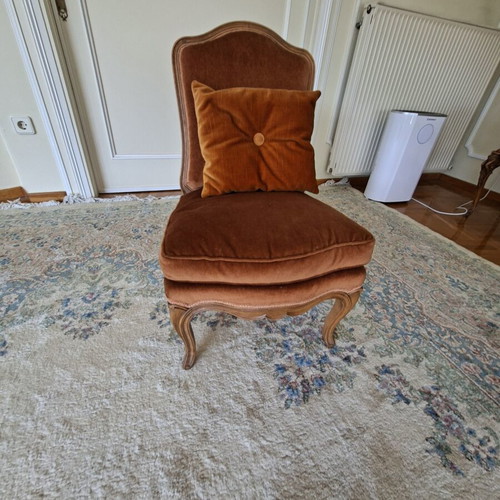Saridis Venetian Style Armchairs used, velvet upholstery, classic design