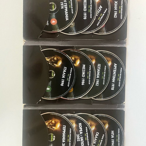 FIFA World Cup 1962-2006 used, box set with 12 DVDs