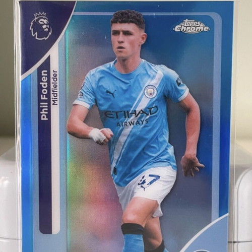 Topps Chrome Premier League Κάρτα Phil Foden Καινούργιο