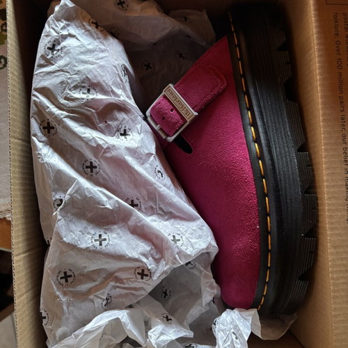 Dr. Martens Zebzag slippers new, pink, size 38