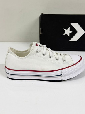 Converse Chuck Taylor All Star Lift αθλητικά παπούτσια σαν καινούργια, λευκά, μέγεθος 37