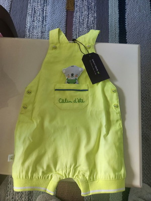 Sergent Major summer romper new with toy in pocket