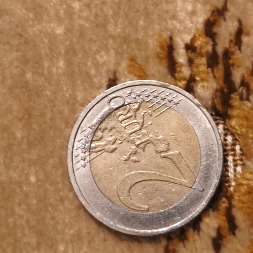 2€ commemorative coin used, Germany 2007 Mecklenburg-Vorpommern Schwerin Castle