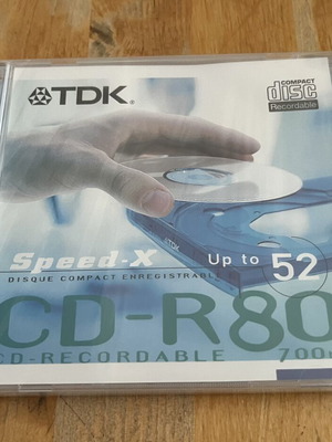 TDK CD-R80 Speed-X 700MB sealed recordable CD