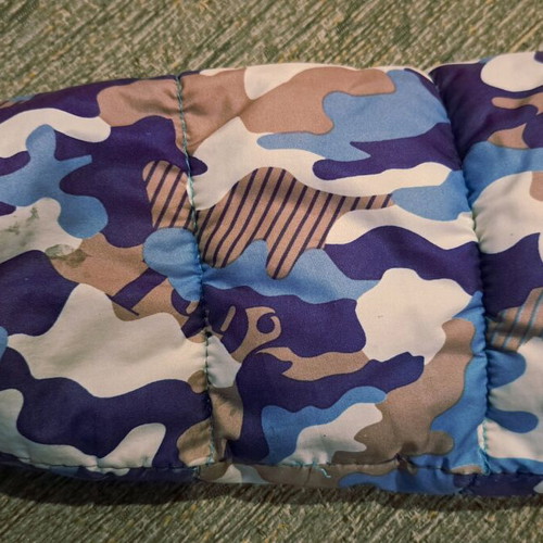 Blue camouflage jacket for 9-10 years old like new