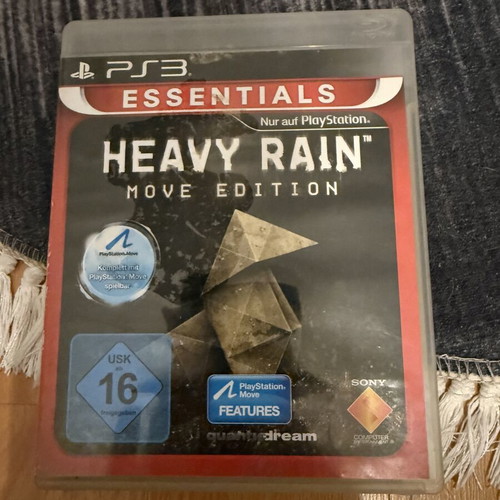 Heavy Rain PS3 game used, German cover