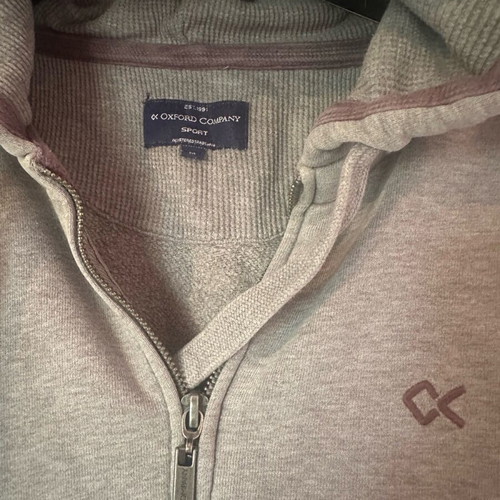 Oxford Company Sport men's grey hoodie jacket like new