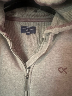 Oxford Company Sport men's grey hoodie jacket like new