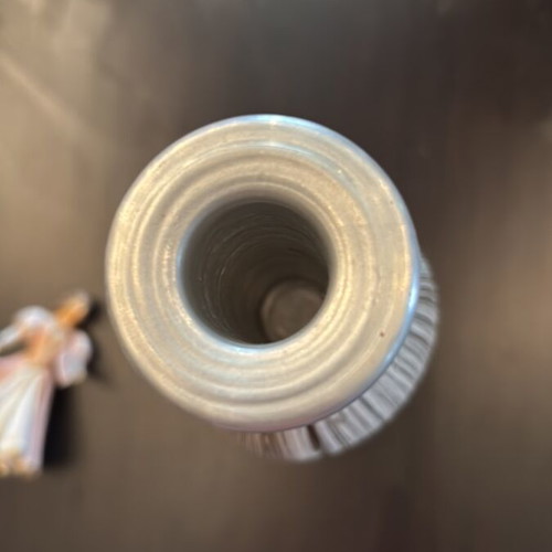 Paper vase-candle holder old, new, height about 30 cm