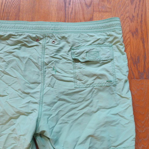 Polo Ralph Lauren swimsuit used, size XXL, green and turquoise, hole and stain