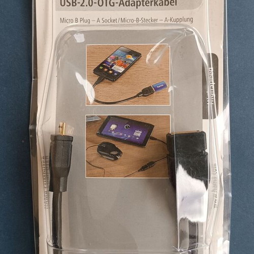 USB cable new micro USB and female USB 2