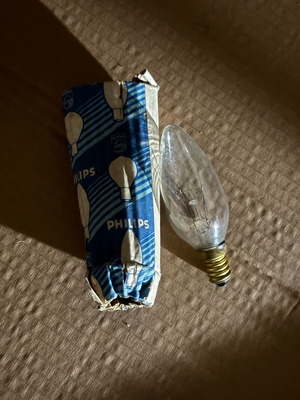 Philips old screw light bulb new with packaging