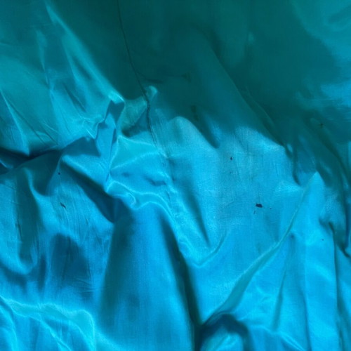 Vintage dress used, chiffon with belt, 1970s