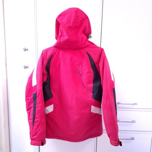 Etirel jacket with detachable hood pink like new S/M
