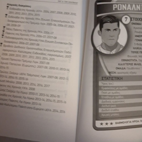 Ronaldo book The ultimate football heroes like new