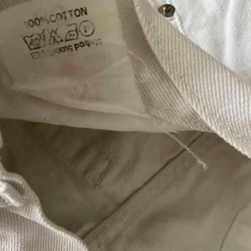 Vintage World Stones jeans like new, white, size L