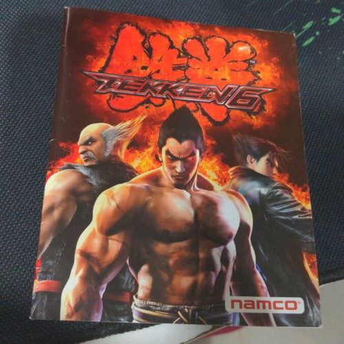 Tekken 6 PS3 booklet new, only the booklet