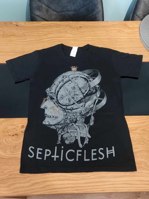 Μπλούζα Septic flesh μεταχειρισμένη, μέγεθος Small, μαύρη