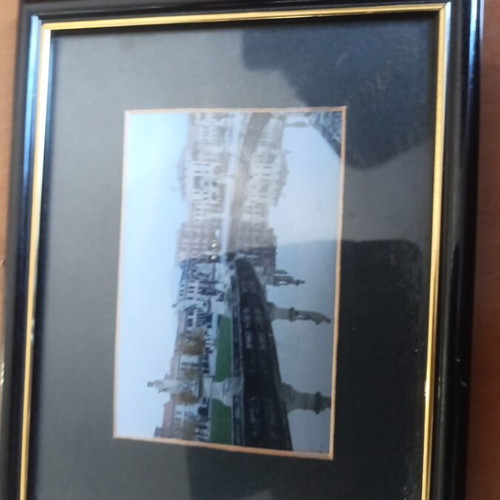 Small picture frame used, wooden, rectangular 20x16 cm