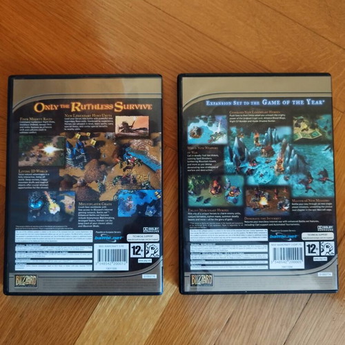Warcraft III Reign of Chaos and Frozen Throne PC in excellent condition