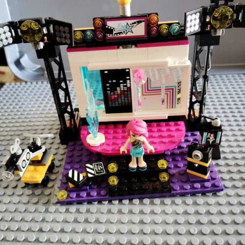 Lego Friends Pop Star TV Studio used
