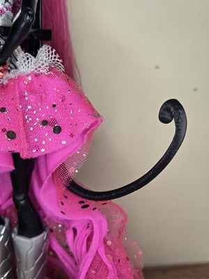 Monster High Catty's Tail Replacement 3D Printed