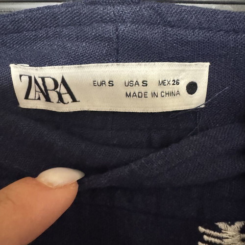 Zara pants new, size S, blue