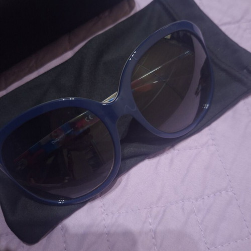 Dolce & Gabbana sunglasses like new, blue with multicolor interior