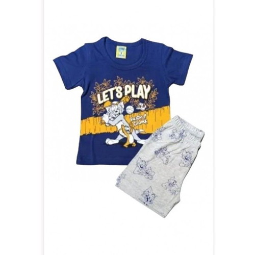 Boys' set for 5 years old new, gray and blue