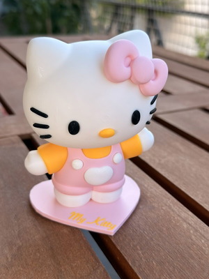 Hello Kitty 3D printed figure, 11cm