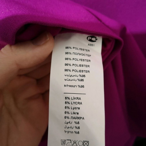 Pole&pole dress used, size M, purple