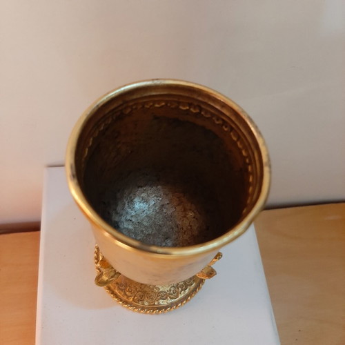 Silver 925 'Kosmima' cup by Zolotas used, decorative vintage piece