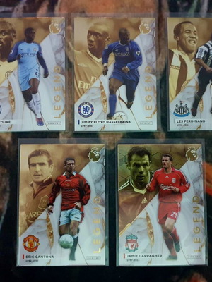 Panini Adrenalyn XL FIFA 365 2024 και Panini Adrenalyn XL Premier League 2024, 5 Limited Edition Legend σε εξαιρετική κατάσταση