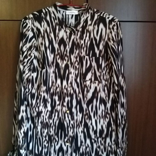 Calvin Klein women's blouse new, size S/M, beige-brown