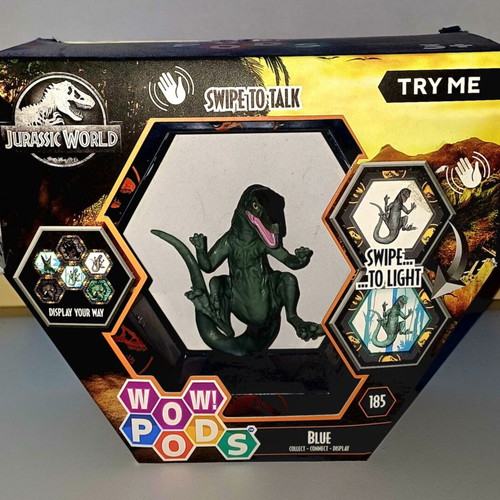 WOW! PODS Jurassic World Blue Velociraptor collectible figure new